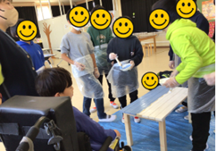 みんなで色塗り